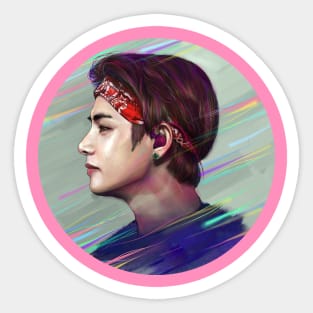 Taehyung V BTS Sticker